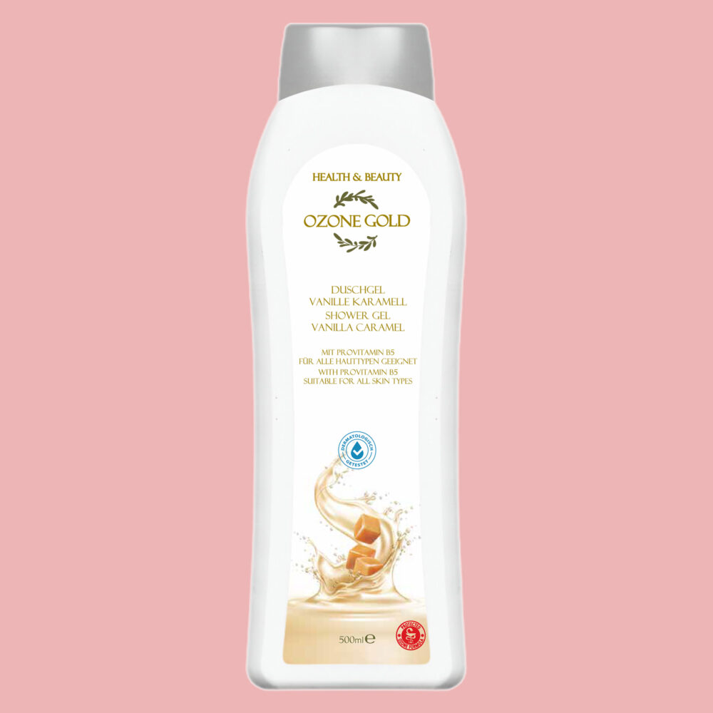 OZONE GOLD - SHOWER GEL VANILLA-CARAMEL 500ml