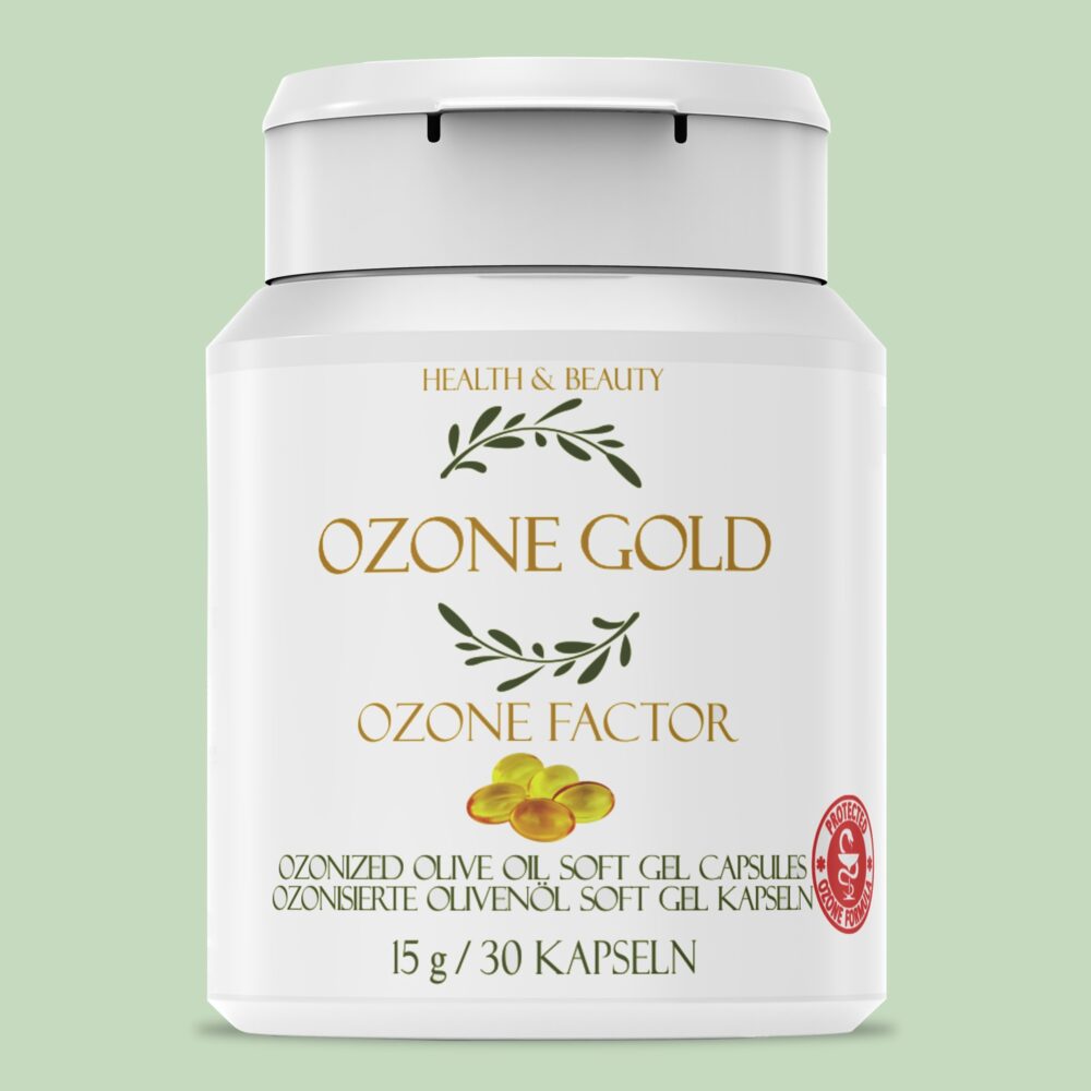 OZONE GOLD – OZONE FACTOR OZONIZED OLIVE OIL SOFT GEL CAPSULES